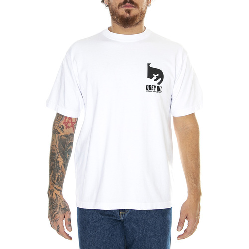 Abbigliamento Uomo T-shirt & Polo Obey Int Bianco