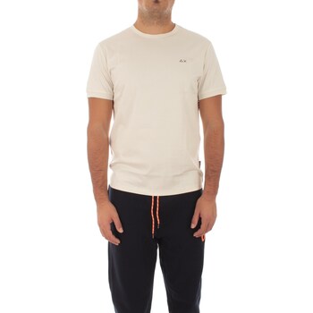 Abbigliamento Uomo T-shirt maniche corte Sun68 T43101 Bianco