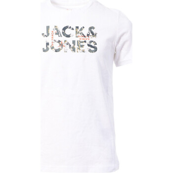 Abbigliamento Bambino T-shirt & Polo Jack & Jones 12246428 Bianco
