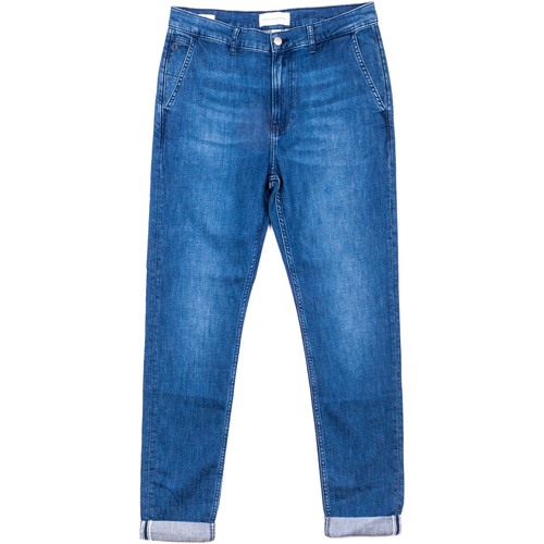 Abbigliamento Uomo Jeans Calvin Klein Jeans Slim Tapered Jeans Chino Blu