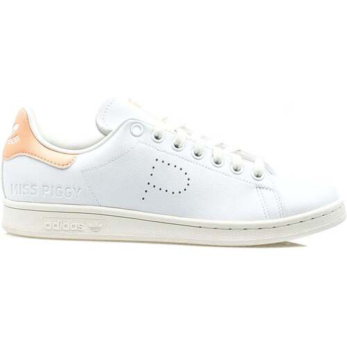 Scarpe Donna Sneakers adidas Originals Stan Smith Kermit X Piggy Bianco Multicolor