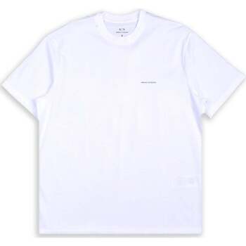 Abbigliamento Uomo T-shirt & Polo Emporio Armani Mini Logo Oversize Cotone Bianco Bianco