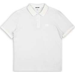 Abbigliamento Uomo T-shirt & Polo Cp Company 24/1 Pique Logo Grigio Chiaro Grigio