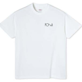Abbigliamento T-shirt & Polo Polar Skate Co Balloon Fill Logo Tee Bianco Bianco