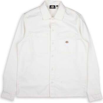 Abbigliamento Uomo Camicie maniche lunghe Dickies Florala Shirt Bianco Bianco