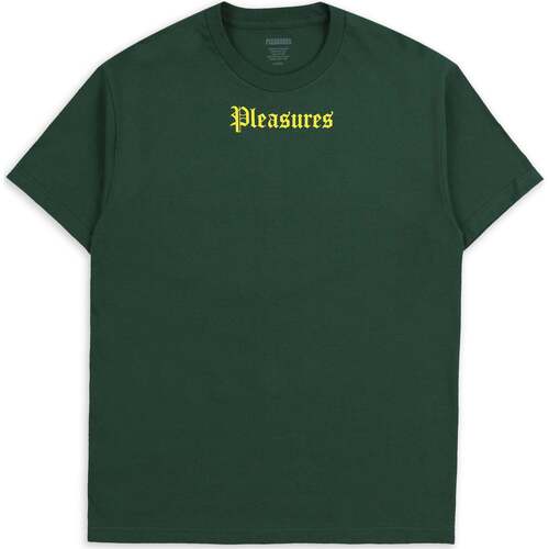 Abbigliamento Uomo T-shirt & Polo Pleasures Pleasure Pub Verde Verde