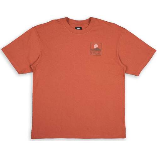 Abbigliamento Uomo T-shirt & Polo Edwin Sunset On Mt  Ts Marrone
