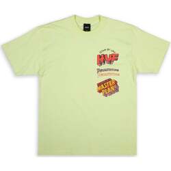 Abbigliamento Uomo T-shirt & Polo Huf Master Plan Verde Acido Verde