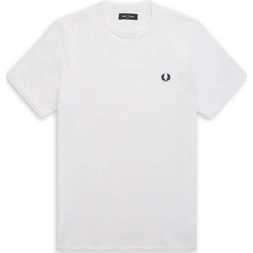 Abbigliamento Uomo T-shirt & Polo Fred Perry Bianco Bianco