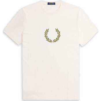 Abbigliamento Uomo T-shirt & Polo Fred Perry Laurel Wreath Pesca Giallo