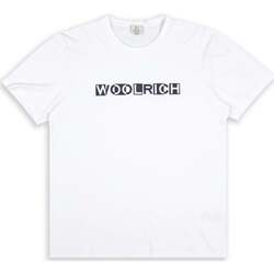 Abbigliamento Uomo T-shirt & Polo Woolrich Intarsia Tee Bianco Bianco