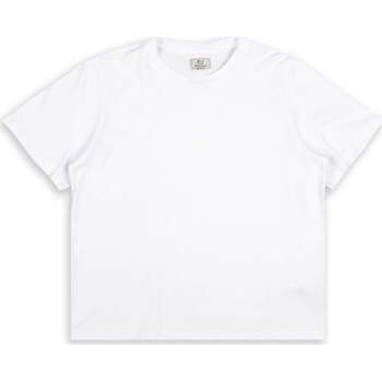 Abbigliamento Donna T-shirt & Polo Woolrich Logo Bianco Bianco