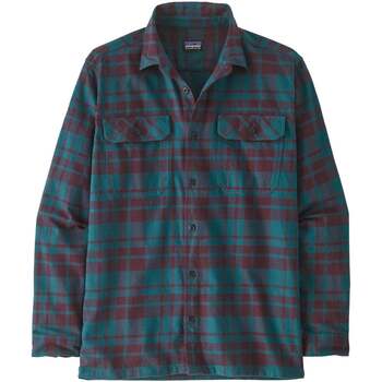 Abbigliamento Uomo Camicie maniche lunghe Patagonia Organic Cotton Verde