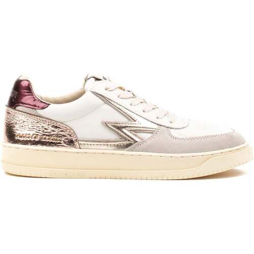 Scarpe Donna Sneakers Moaconcept Club Gold And Copper Legacy Bianco