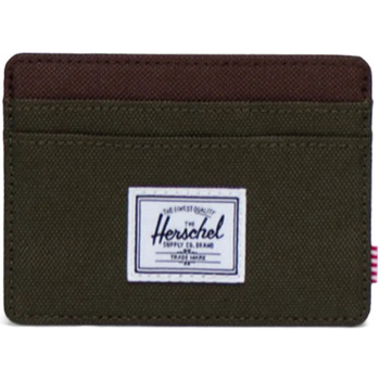 Borse Portafogli Herschel Charlie Cardholder Ivy Green / Chicory Coffee Verde