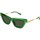 Orologi & Gioielli Donna Occhiali da sole Bottega Veneta BV1241S Occhiali da sole, Verde/Verde, 54 mm Verde