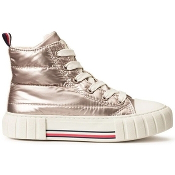 Scarpe Donna Stivaletti Tommy Hilfiger HIGH TOP LACEUP SNEAKER Rosa