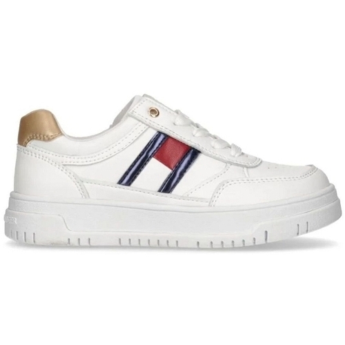 Scarpe Donna Sneakers Tommy Hilfiger FLAG LOW CUT LACE-UP SNEA Bianco