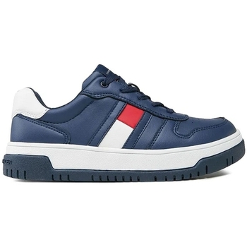 Scarpe Donna Sneakers Tommy Hilfiger FLAG LOW CUT LACE-UP SNEA Blu