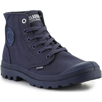 Scarpe Uomo Sneakers alte Palladium Mono Chrome 73089-458-M Mood Indigo Blu