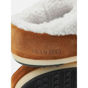 Moon Boot Icon Mule Nocciola in Shearling Bianco