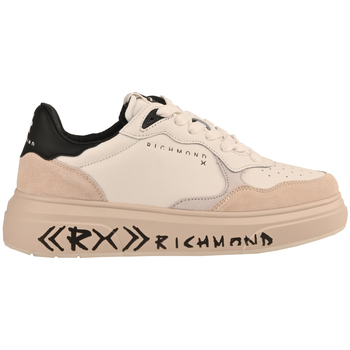 Scarpe Uomo Sneakers alte Richmond 20010-avorio Bianco