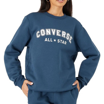 Abbigliamento Felpe Converse Go-To All Star Standard Blu