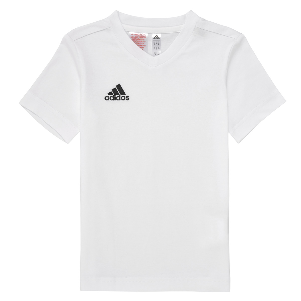 Abbigliamento Unisex bambino T-shirt maniche corte adidas Performance ENT22 TEE Y Bianco / Nero