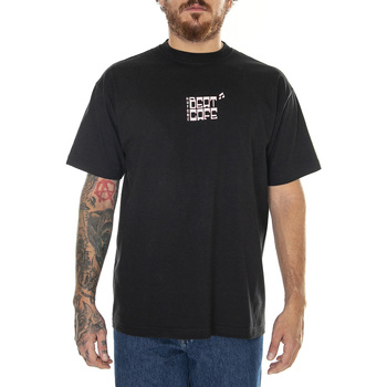 Abbigliamento Uomo T-shirt & Polo Huf Beat Cafe / Tee Black Nero