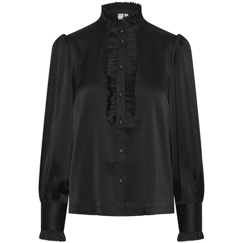 Abbigliamento Donna Top / Blusa Y.a.s YAS Frilla Shirt L/S - Black Nero