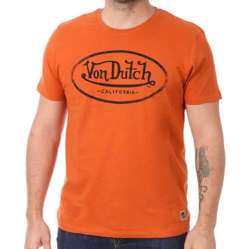 Abbigliamento Uomo T-shirt maniche corte Von Dutch VD/TRC/AARON Marrone
