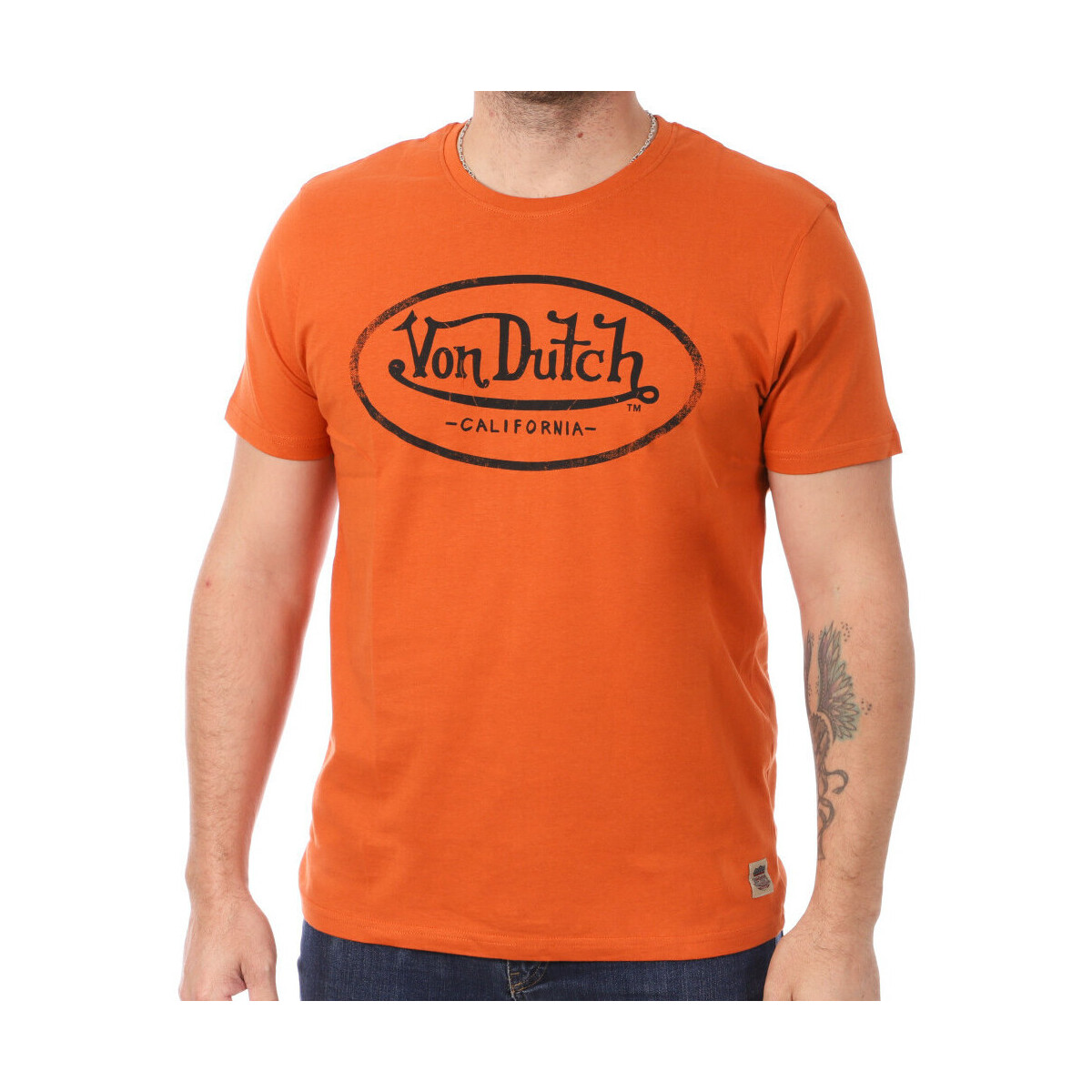 Abbigliamento Uomo T-shirt & Polo Von Dutch VD/TRC/AARON Arancio