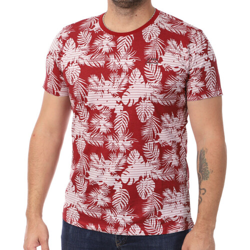 Abbigliamento Uomo T-shirt maniche corte Lee Cooper LEE-011126 Rosso