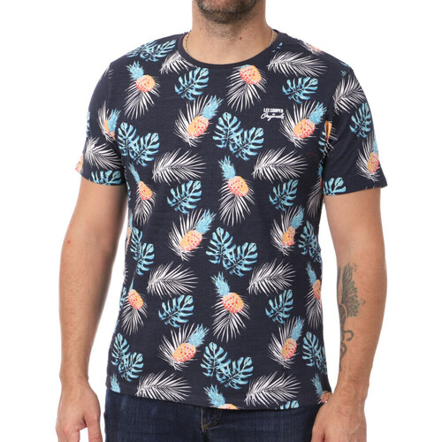 Abbigliamento Uomo T-shirt & Polo Lee Cooper LEE-008975 Blu
