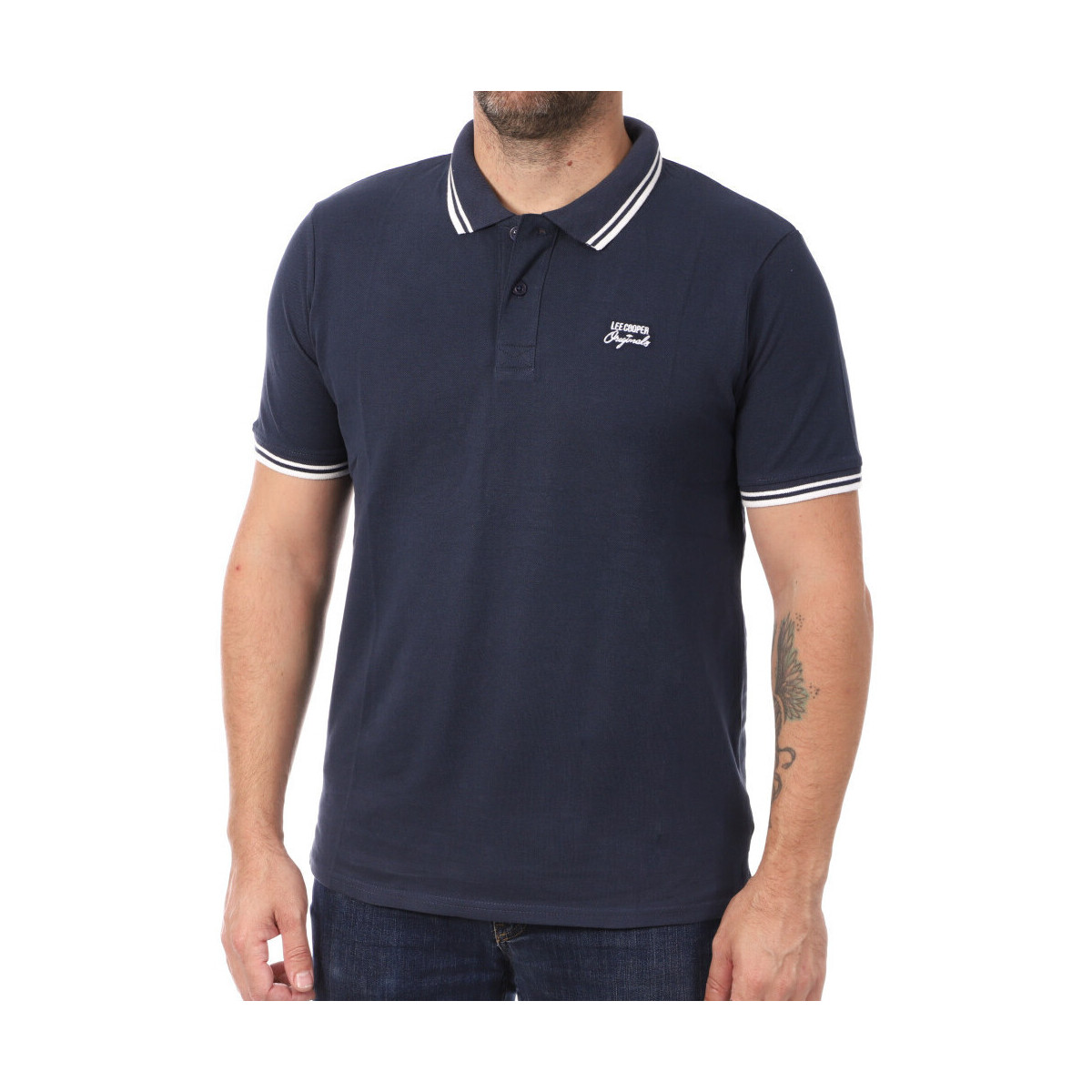 Abbigliamento Uomo T-shirt & Polo Lee Cooper LEE-009554 Blu