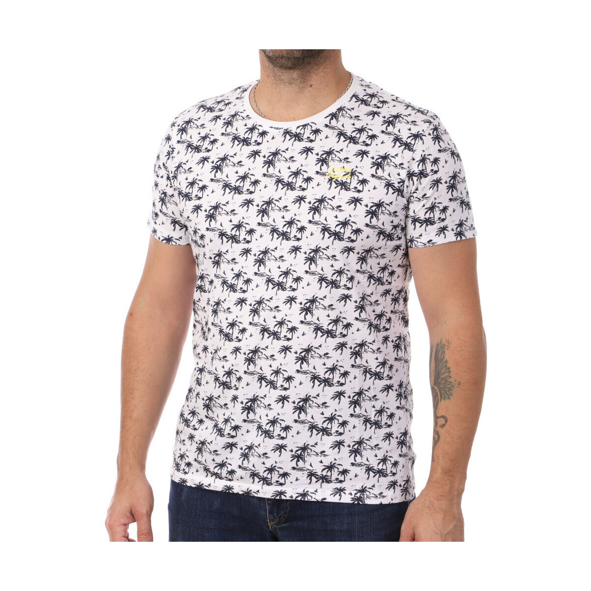 Abbigliamento Uomo T-shirt & Polo Lee Cooper LEE-010146 Bianco