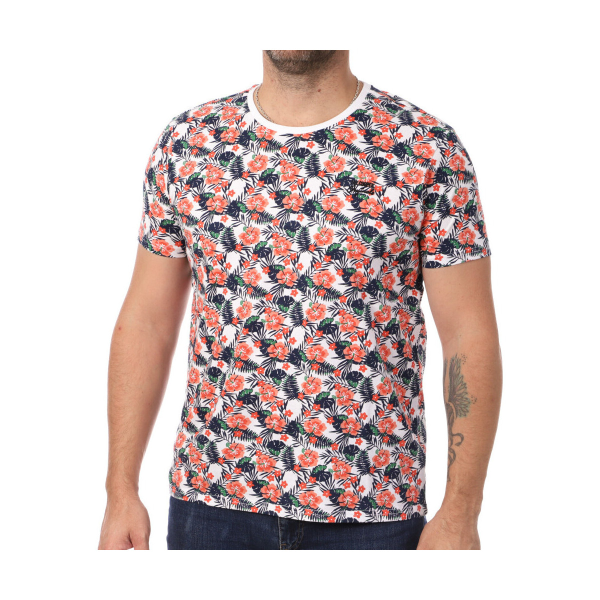 Abbigliamento Uomo T-shirt & Polo Lee Cooper LEE-011119 Bianco