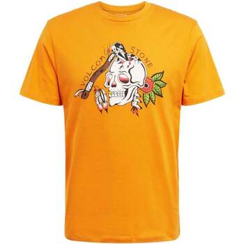 Abbigliamento Uomo T-shirt maniche corte Volcom shirt Uomo Arancio