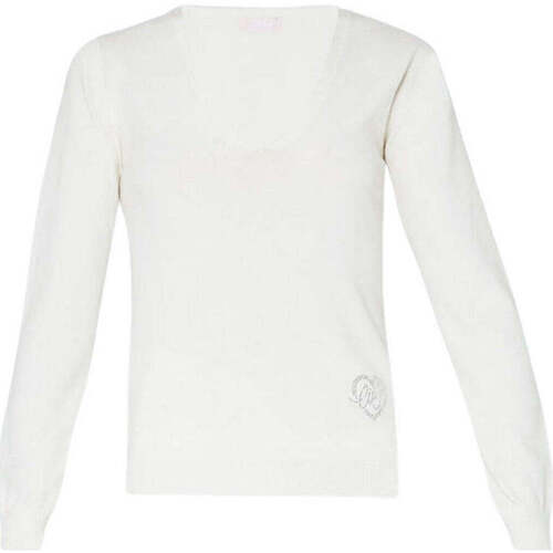 Abbigliamento Donna Maglioni Liu Jo Maglione Donna  WF3127MA18F 10701 Bianco Bianco