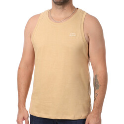 Abbigliamento Uomo Top / T-shirt senza maniche Lee Cooper LEE-009552 Beige