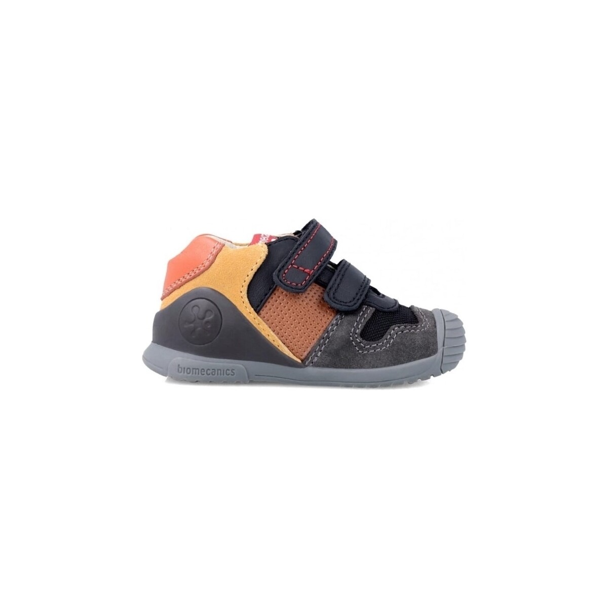 Scarpe Unisex bambino Sneakers Biomecanics Baby Sneakers 231124-A - Negro Arancio