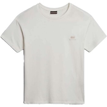 Abbigliamento Donna T-shirt & Polo Napapijri T-Shirt  S-Nina Bianco