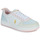 Scarpe Bambina Sneakers basse Polo Ralph Lauren POLO COURT II Bianco / Multicolore