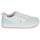 Scarpe Bambina Sneakers basse Polo Ralph Lauren POLO COURT II Bianco / Multicolore