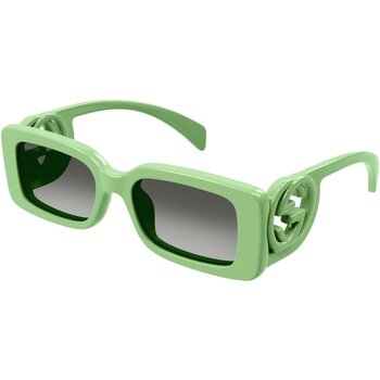 Orologi & Gioielli Donna Occhiali da sole Gucci GG1325S Occhiali da sole, Verde/Verde, 54 mm Verde