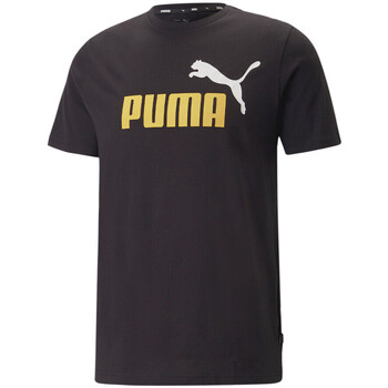 Abbigliamento Uomo T-shirt & Polo Puma 586759-91 Nero