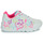 Scarpe Bambina Sneakers basse Skechers UNO LITE - MY DRIP Bianco / Rosa