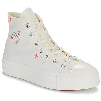 Scarpe Donna Sneakers alte Converse CHUCK TAYLOR ALL STAR LIFT Bianco