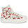 Scarpe Donna Sneakers alte Converse CHUCK TAYLOR ALL STAR LIFT Bianco / Rosso