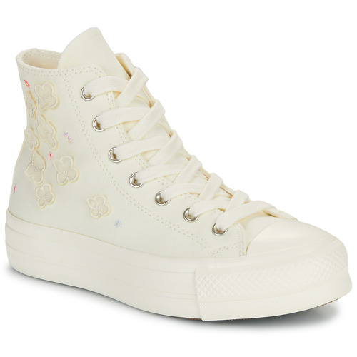 Scarpe Donna Sneakers alte Converse CHUCK TAYLOR ALL STAR LIFT Bianco